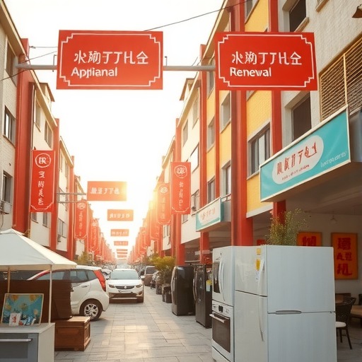 晋江启动家装、家电焕新进社区活动