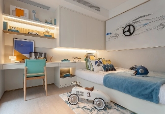 好看又实用的儿童房，是孩子童年最好的礼物(图4)