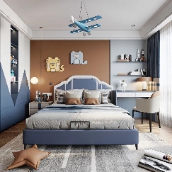 好看又实用的儿童房，是孩子童年最好的礼物(图2)