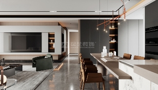 164㎡极简+轻奢,线性美学构建的高级感(图1) c077e4e1775c902136933b3a88e69e1b.png