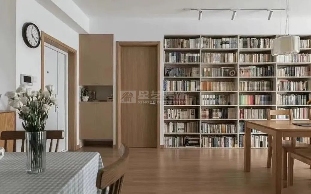 旧房改造丨二十年的老房子,大气原木风,满满书香气!(图6) 旧房改造丨二十年的老房子,大气原木风,满满书香气!(图6)