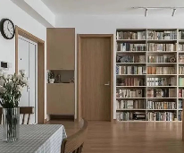 旧房改造丨二十年的老房子，大气原木风，满满书香气！