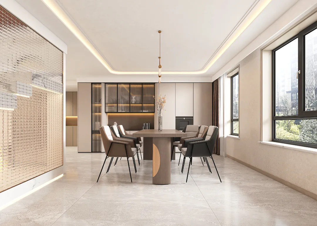 轻奢大宅设计，呼之欲出的高级感，越看越心水(图4)