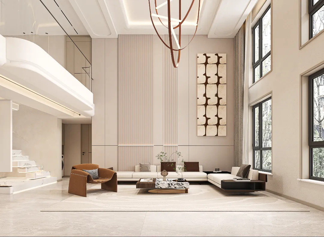 轻奢大宅设计，呼之欲出的高级感，越看越心水(图1)