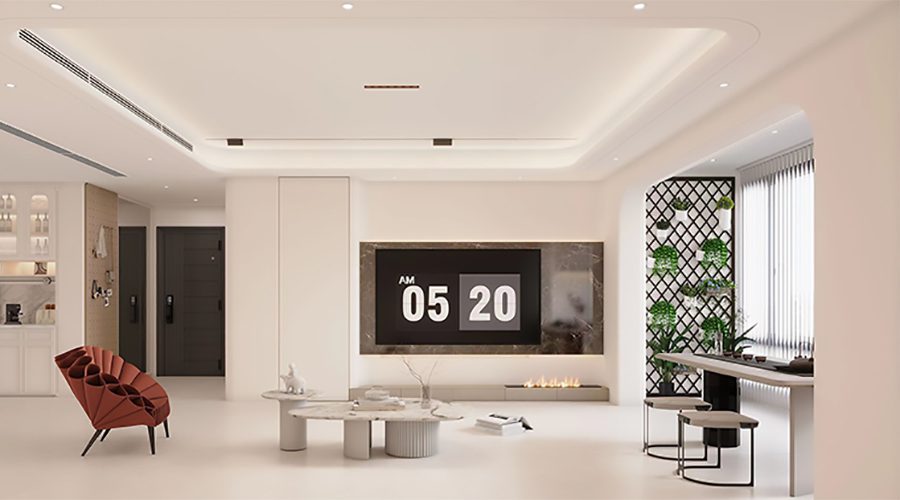 仁恒滨海半岛大平层-奶油风