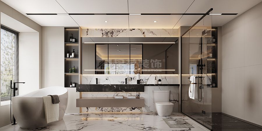 万科金域蓝湾大平层-现代简约(图5)