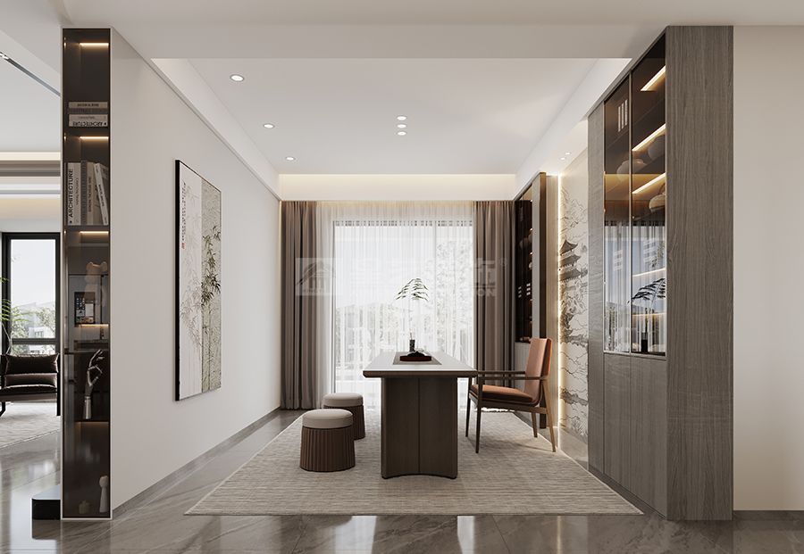 万科金域蓝湾大平层-现代简约(图9)