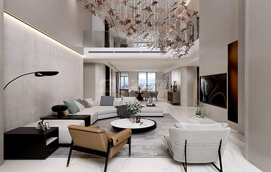 600方低调奢华顶层复式(图2)