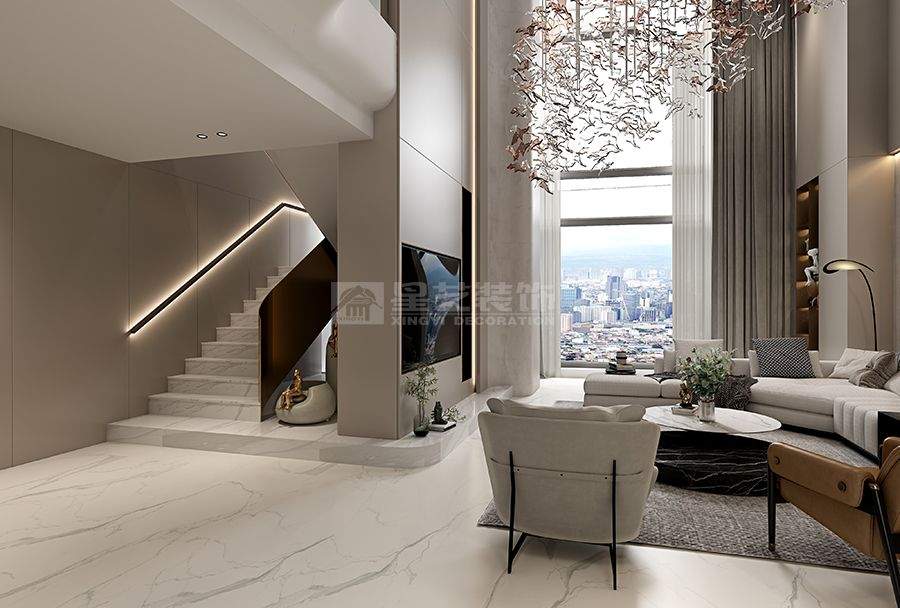 600方低调奢华顶层复式(图5)