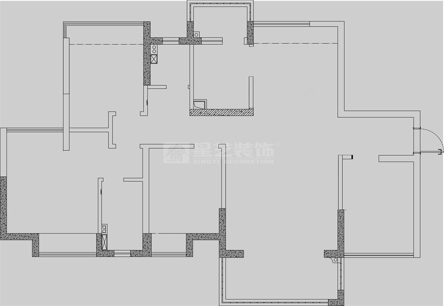 鼎晟国际3栋02户型-小美式风格(图26)