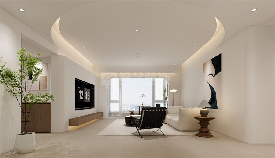 碧桂园凤鸣苑现代奶油风(图3)