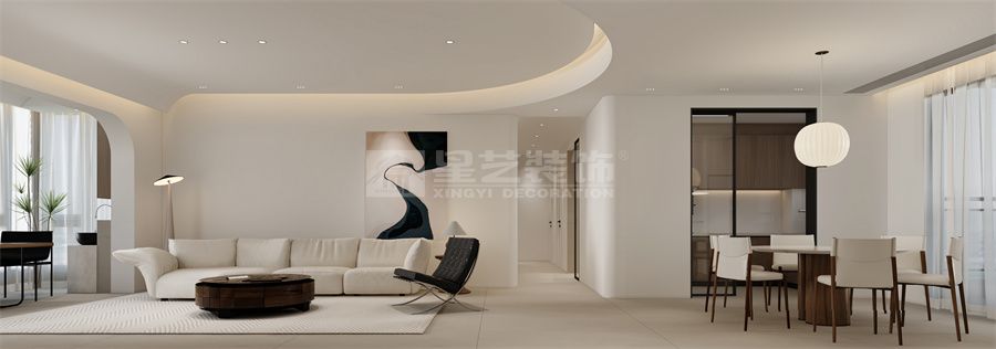 碧桂园凤鸣苑现代奶油风(图5)