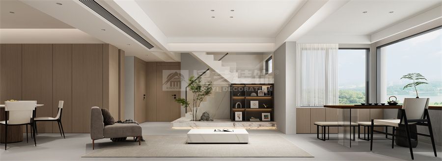 东方湖岸-简约复式楼，静谧舒适的生活空间(图1)