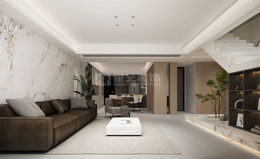 东方湖岸-简约复式楼，静谧舒适的生活空间(图3)