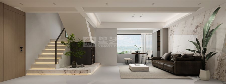 东方湖岸-简约复式楼，静谧舒适的生活空间(图4)