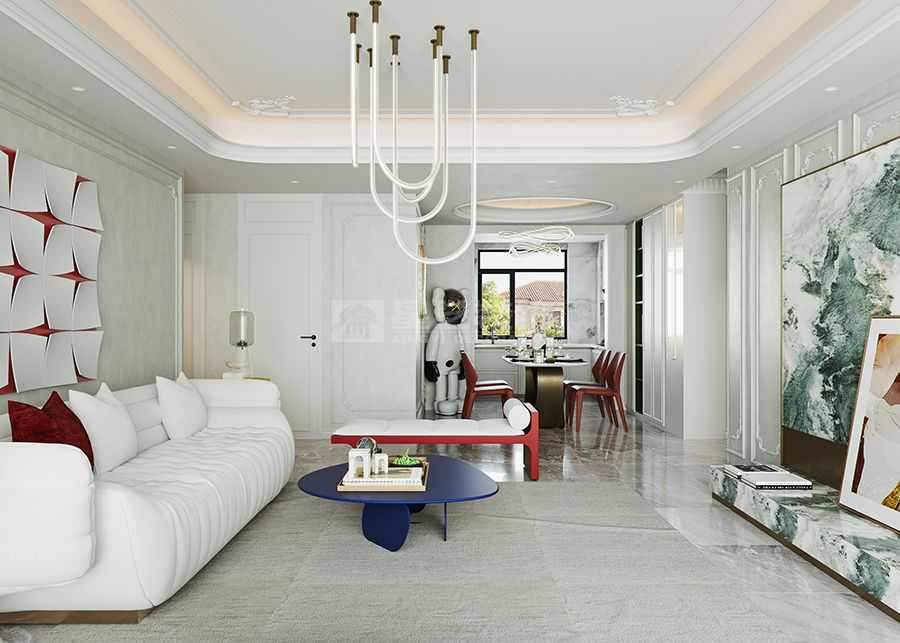 圣源国郡轻法样板间(图4)