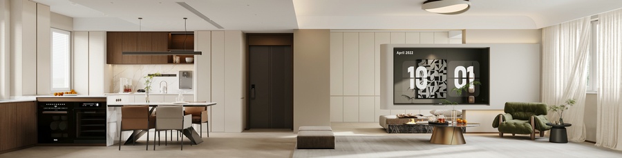 秦皇岛翡翠公园装修案例(图2)