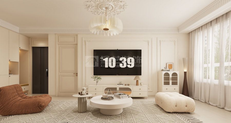 秦皇岛翰海风景美式田园风装修案例(图1)