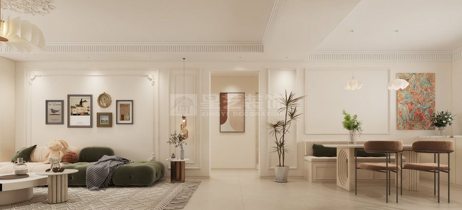 秦皇岛翰海风景美式田园风装修案例(图5)