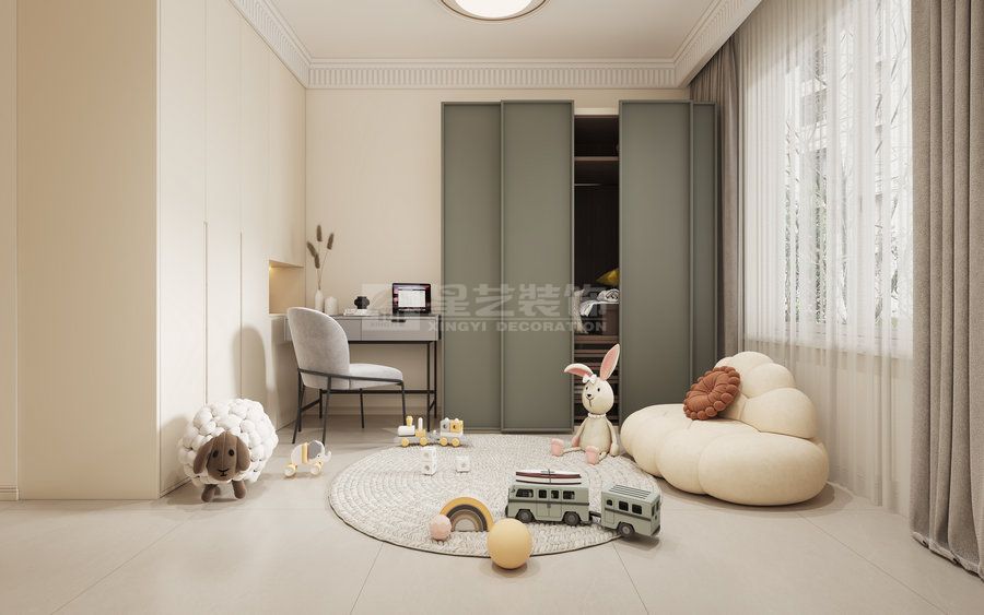 秦皇岛翰海风景美式田园风装修案例(图8)