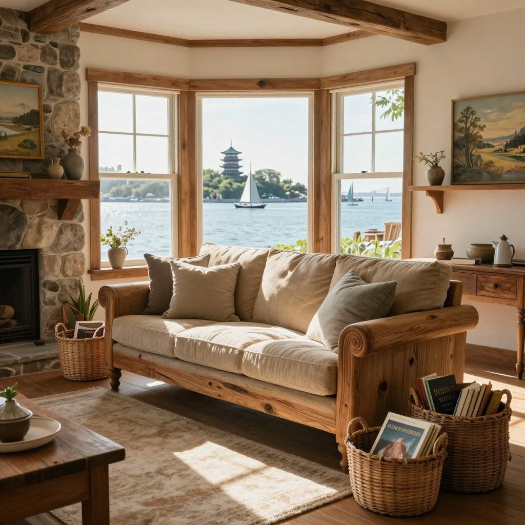 秦皇岛翰海风景美式田园风装修案例(图9)