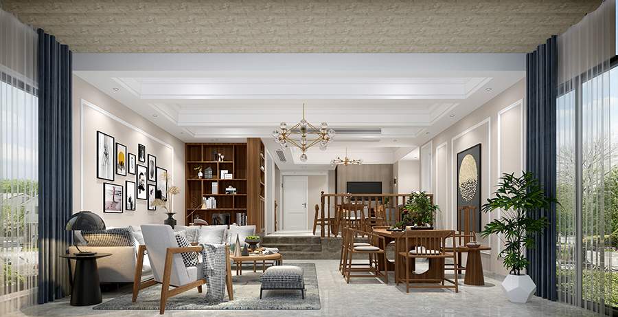 龙腾湾山庄 - 450m²别墅(图1)