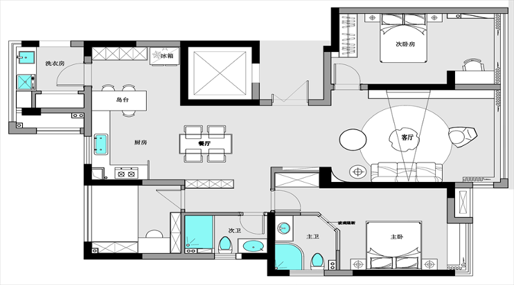 卓越平湖壹号现代简约(图10)