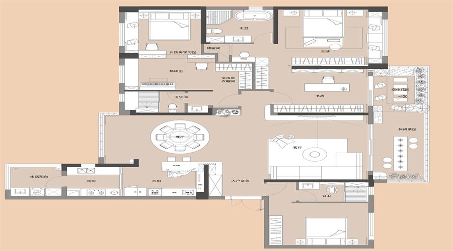 碧桂园凯旋城6-02户型-现代轻奢(图26)