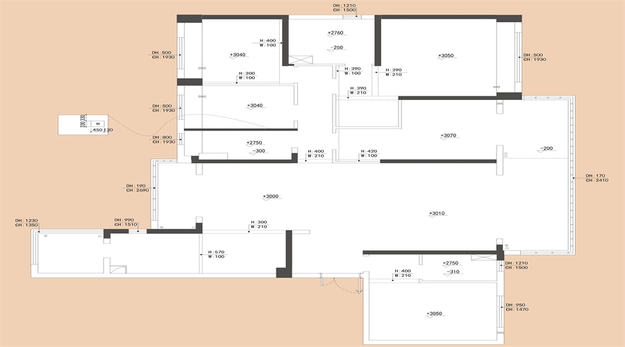 碧桂园凯旋城6-02户型-现代轻奢(图25)