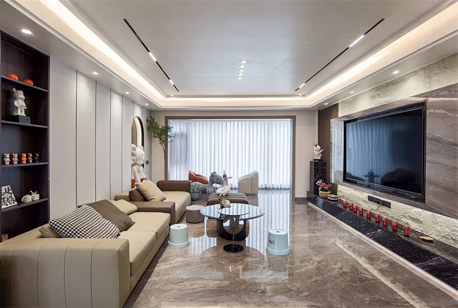 江滨华府9-1-01户型现代轻奢(图2)