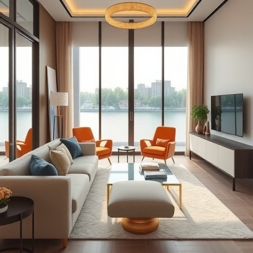 江滨华府9-1-01户型现代轻奢