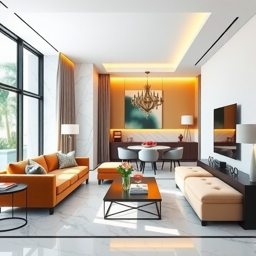 碧桂园-01户型轻奢风