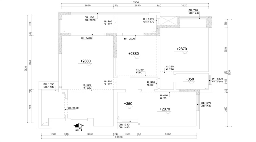钟山皇庭名郡8栋-03户型-现代(图16)
