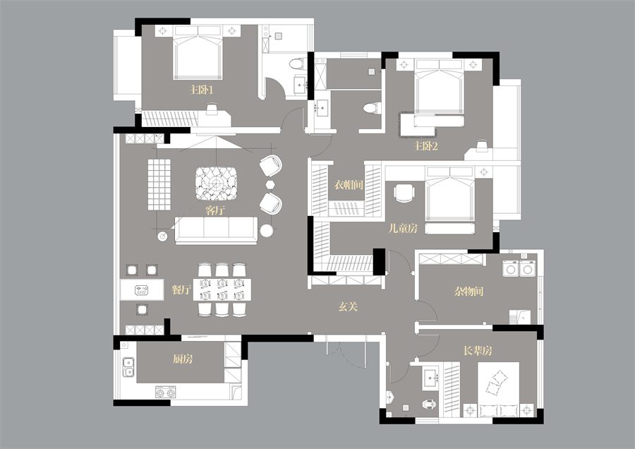 爱莲湖幸福里15-2-01户型-现代风(图20)