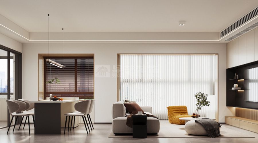 松弛感｜奶油风空间升级改造(图2)