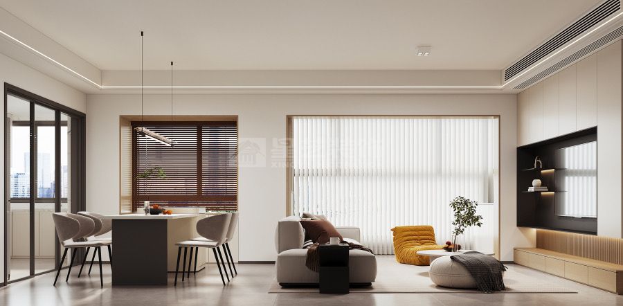 松弛感｜奶油风空间升级改造(图5)