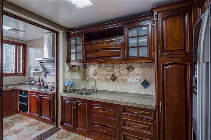 凤景湾美式三居室案例(图7)