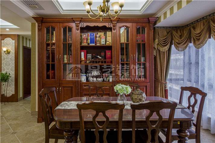 凤景湾美式三居室案例(图6)