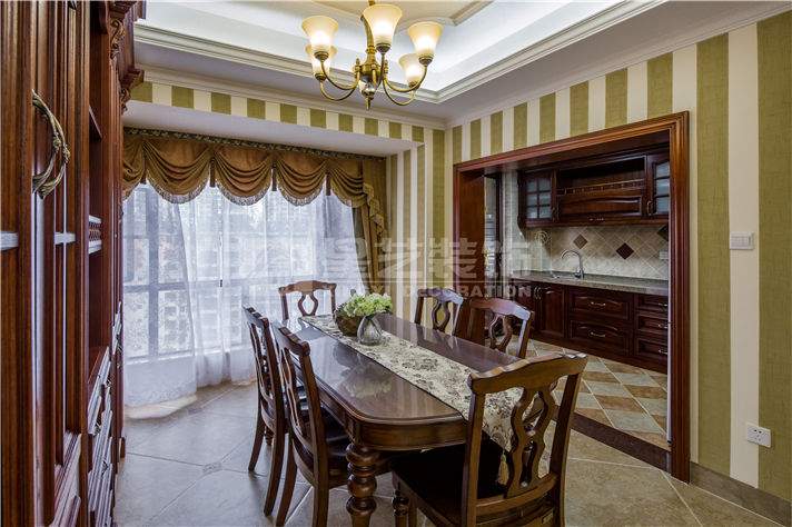 凤景湾美式三居室案例(图5)