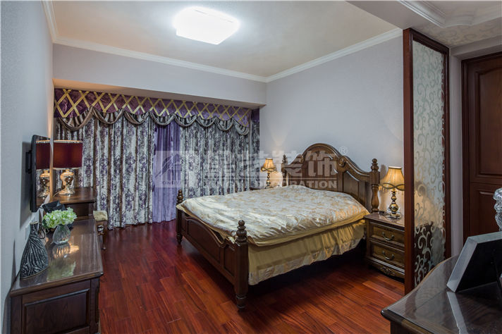 凤景湾美式三居室案例(图12)