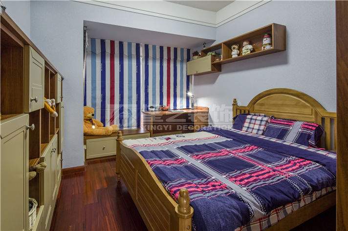 凤景湾美式三居室案例(图11)