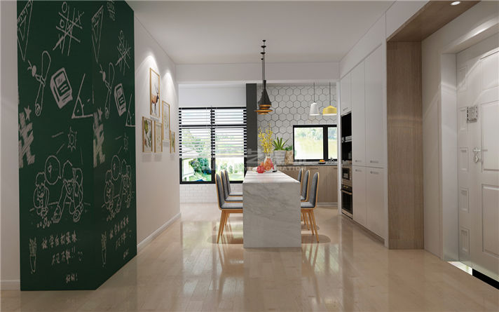 美的洋房清新北欧风(图3)