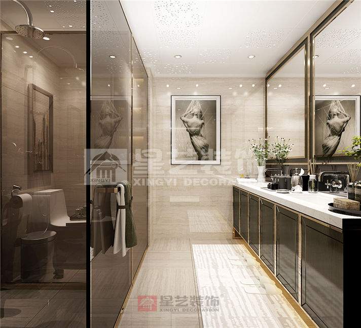 大秦世家200㎡跃层新中式雅居(图8)