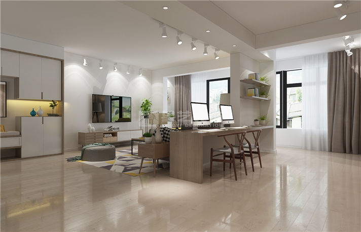 美的洋房清新北欧风(图2)