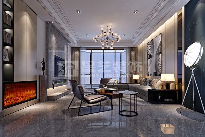 水岸华府，现代风格(图1)