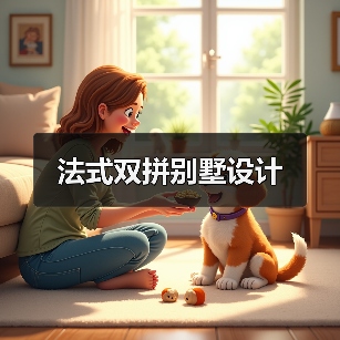 法式双拼别墅设计（图4）