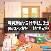 用克制的设计手法打造低调不张扬、精致又舒适的空间（图4）