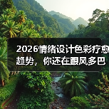 2026情绪设计色彩疗愈趋势，你还在跟风多巴胺？（图4）