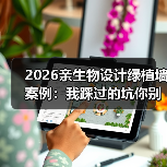 2026亲生物设计绿植墙案例：我踩过的坑你别碰（图2）