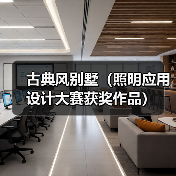古典风别墅(照明应用设计大赛获奖作品)(图4) 古典风别墅(照明应用设计大赛获奖作品)(图4)